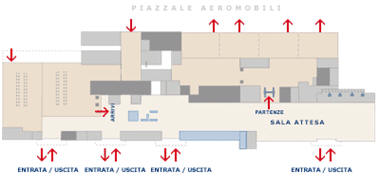 Mappa Aeroporto Brindisi